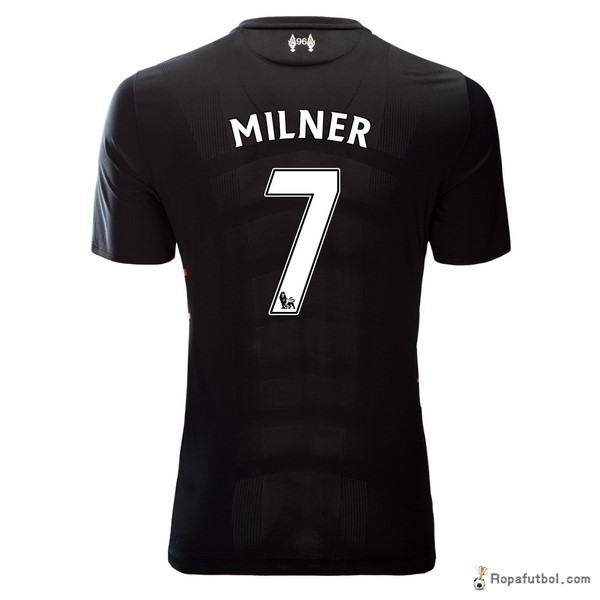 Camiseta Liverpool Replica Segunda Ropa Milner 2016/17 Negro